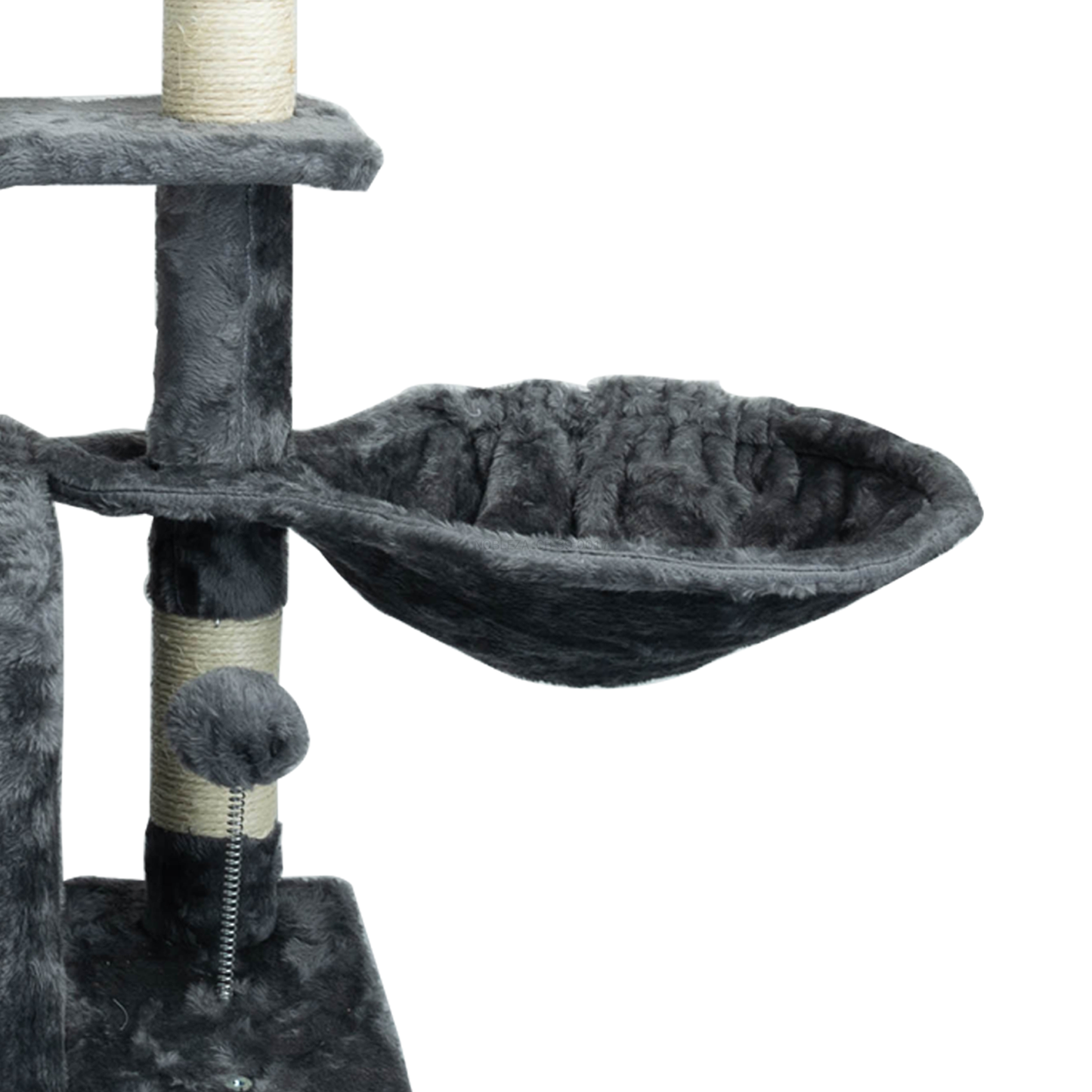 Árbol mediano para gatos-Color liso-L73*W47*H99cm