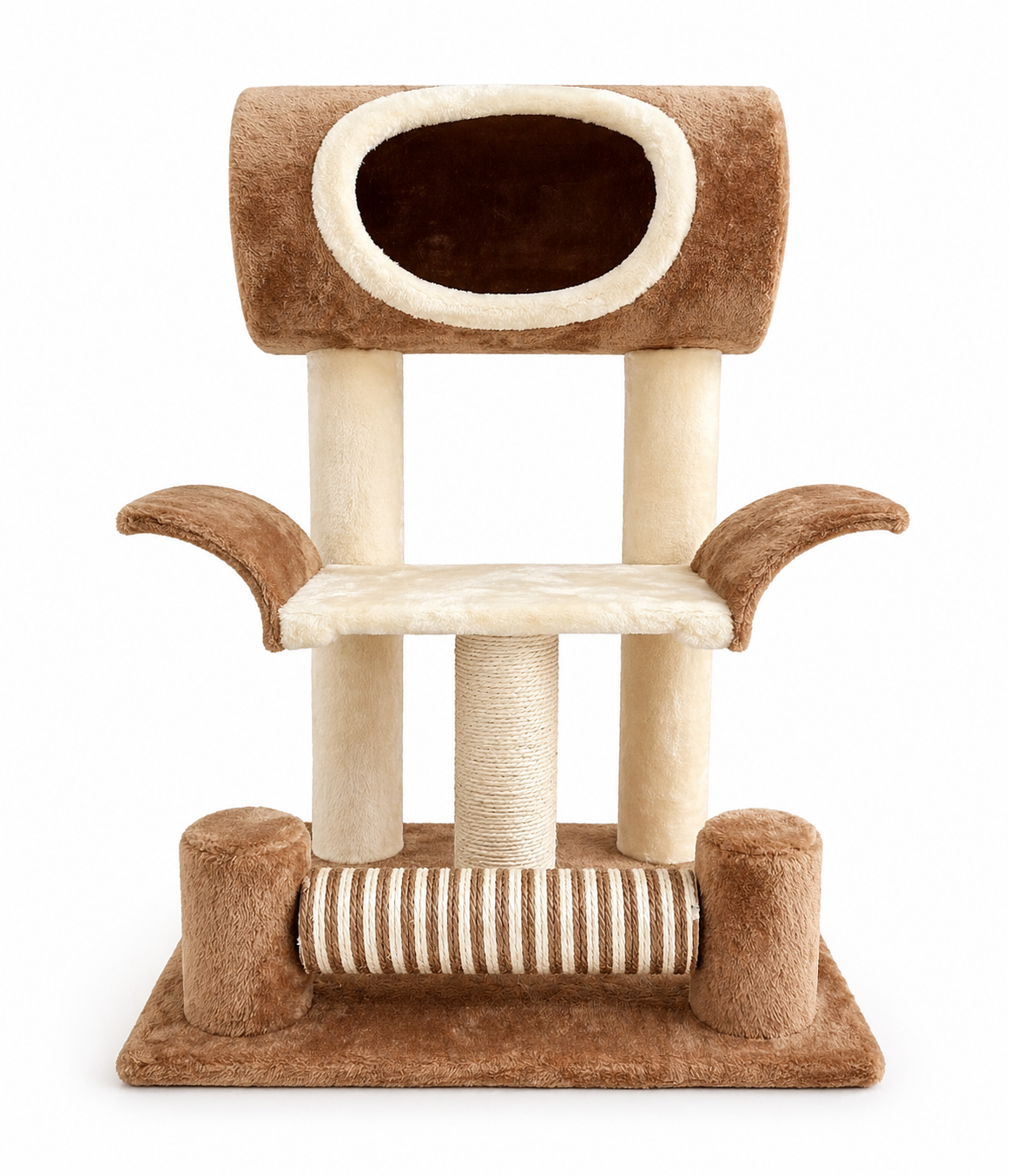 Rascador para Gatos con Cueva y Plataforma