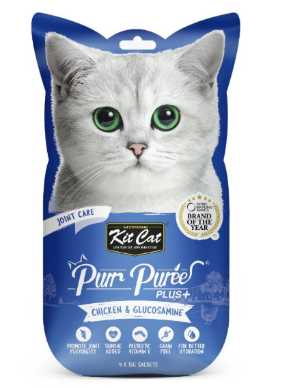 KIT CAT PURR PUREE PLUS - POLLO JOINT CARE 60G