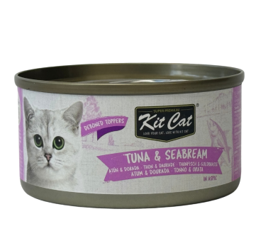 Kit Cat Lata Toppers - Atún & Dorada 80g