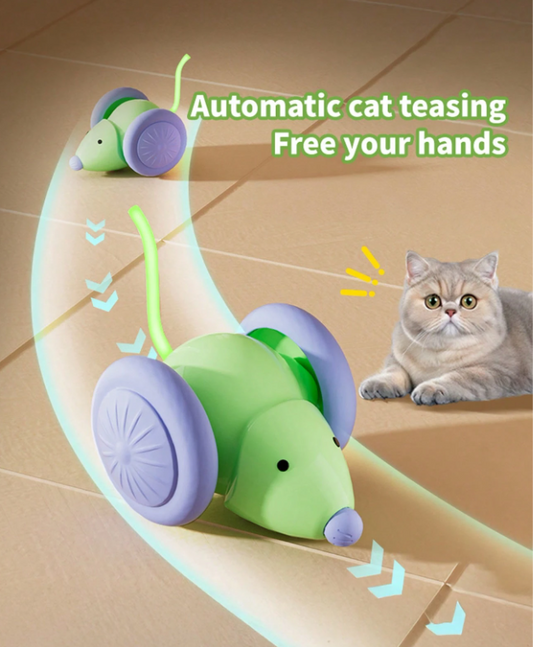 Juguete ratón interactivo para tu mascota