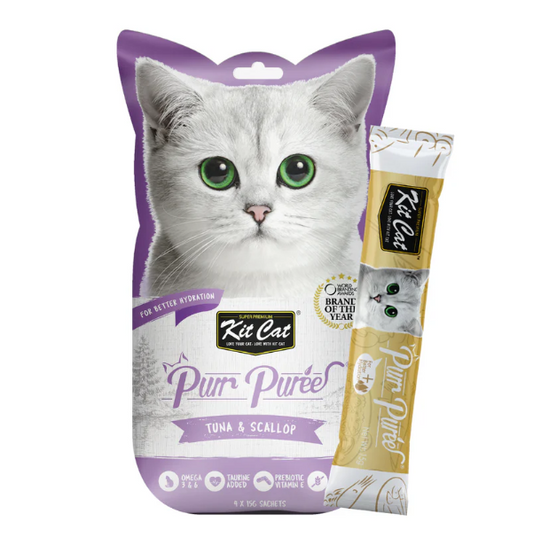KIT CAT PURR PUREE- ATÚN Y VIEIRA