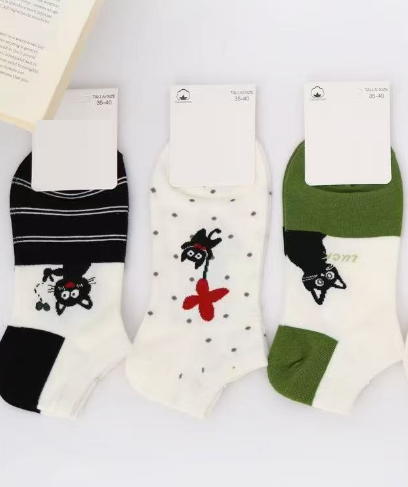 Calcetines Gato Travieso – Pack 3 diseños
