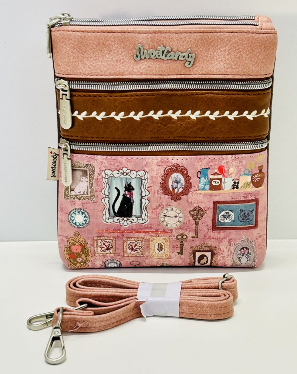 Bolso Sweet Candy Edición con ilustraciones exclusivas, color rosa (XK-17#)