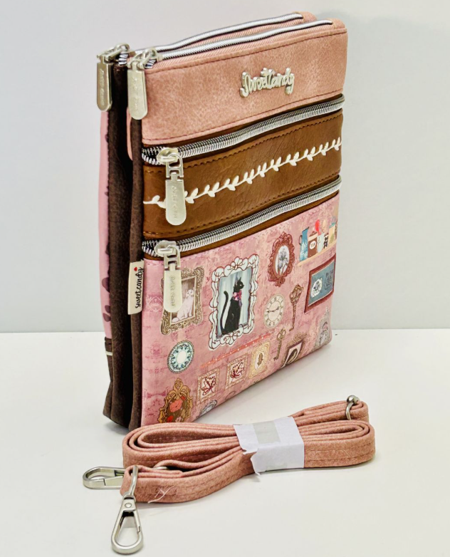 Bolso Sweet Candy Edición con ilustraciones exclusivas, color rosa (XK-17#)