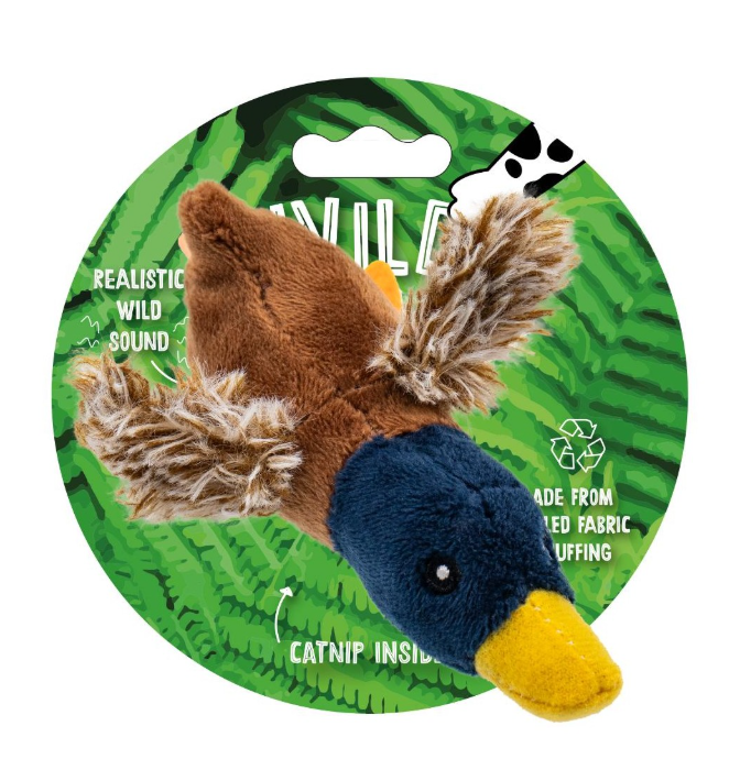 Wild Hunter - Pato (con sonido realista) Interactivo para gatos