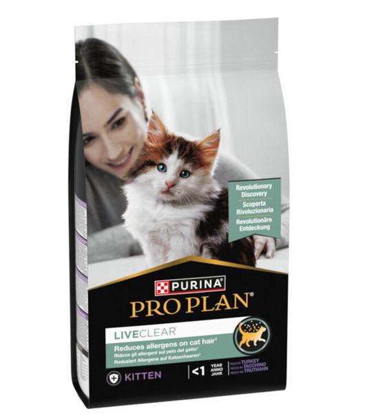 PRO PLAN LIVECLEAR KITTEN Pavo 1,4 k