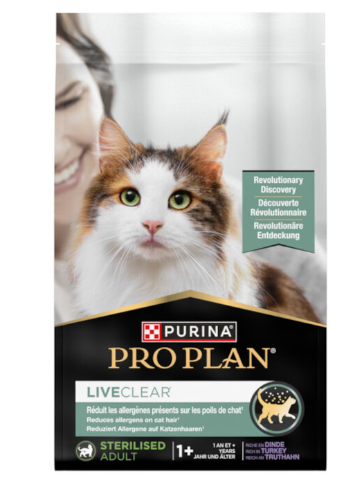 PRO PLAN LIVECLEAR ESTERILIZ +7 pavo 1,4 kg