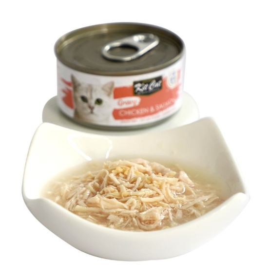 Kit Cat Lata Gravy - Pollo & Salmon 70g