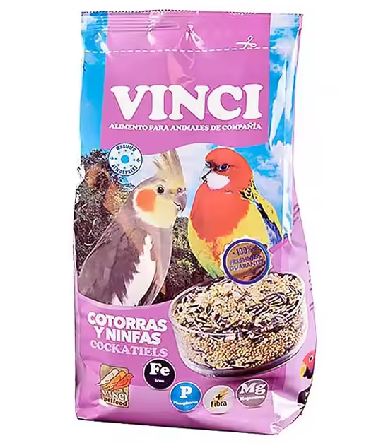 Vinci Cotorras y Ninfas – Alimentación Completa 1 kg