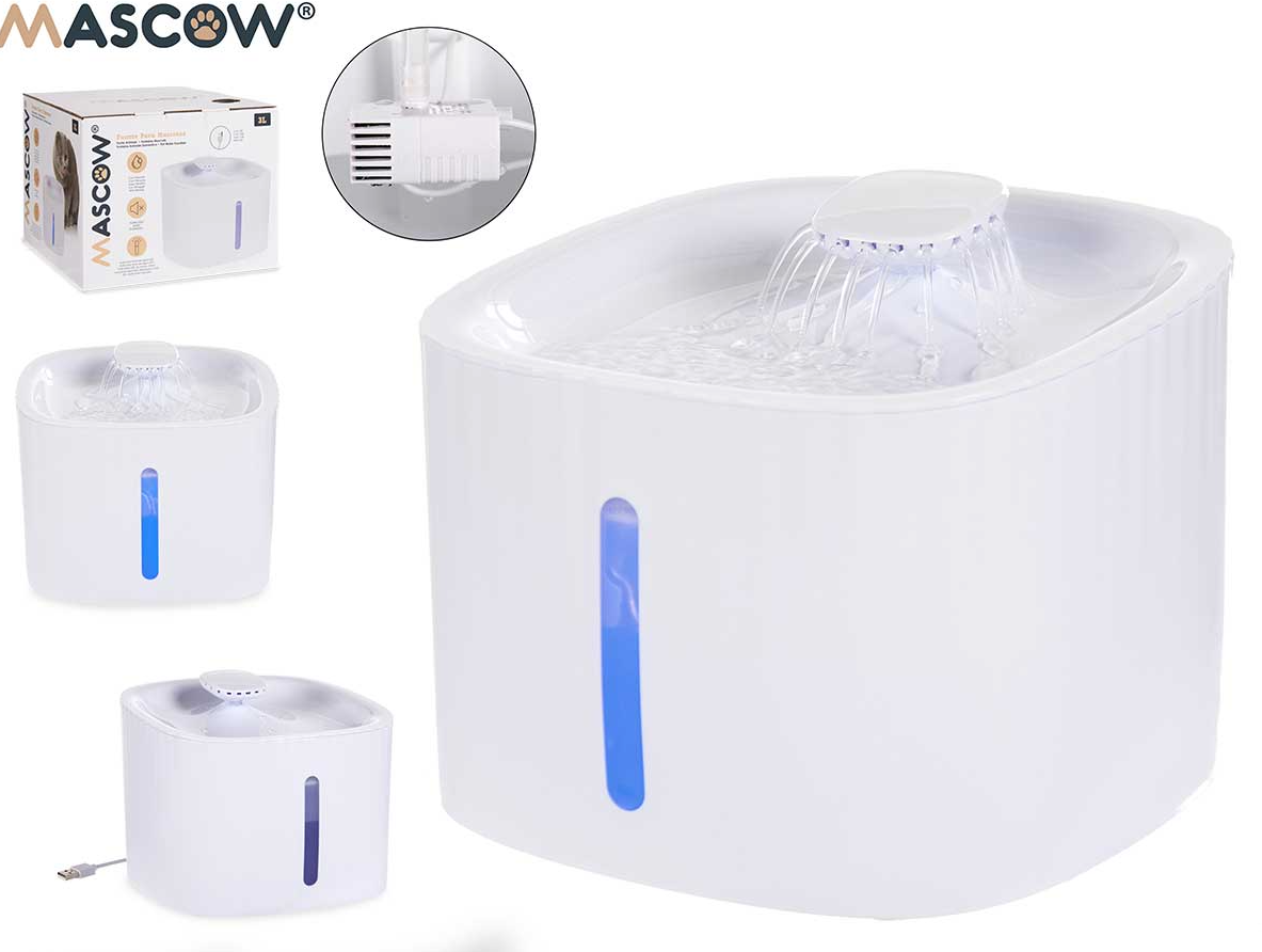 Fuente automática para gatos 3L silenciosa