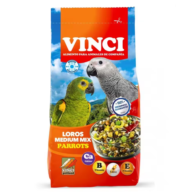 Vinci Mixtura Loros medianos – Alimentación Completa 1 kg