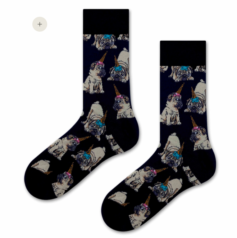 Calcetines Marc Jojo- "Carlino con helado"