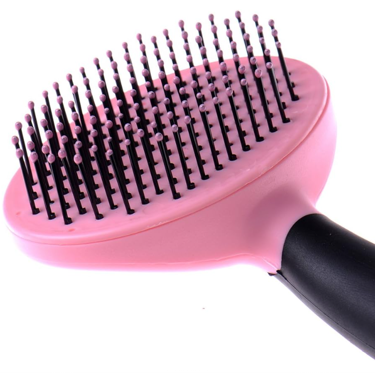 Cepillo para Mascotas con Púas Redondeadas. Rosa