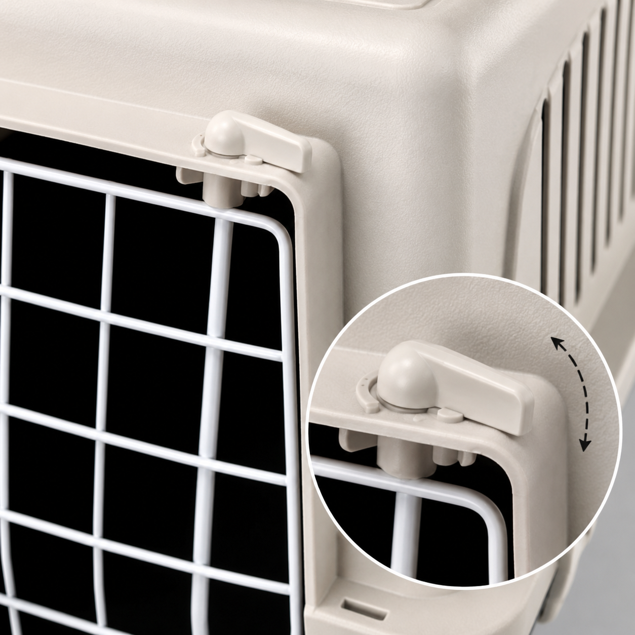 Transportín para Mascotas con Puerta Metálica
