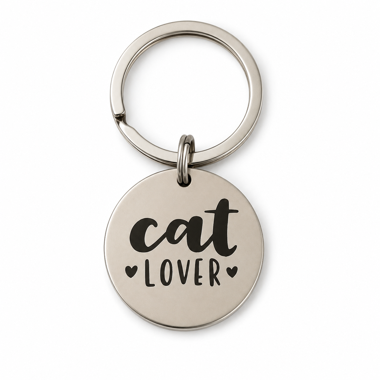 Llavero Metálico "CAT LOVER"