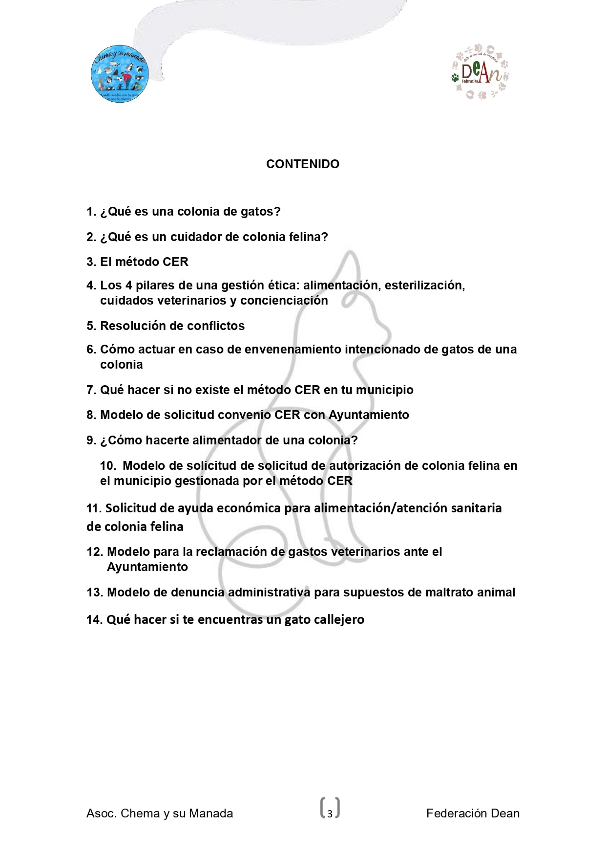 GUÍA PARA CUIDADORES DE COLONIAS FELINAS