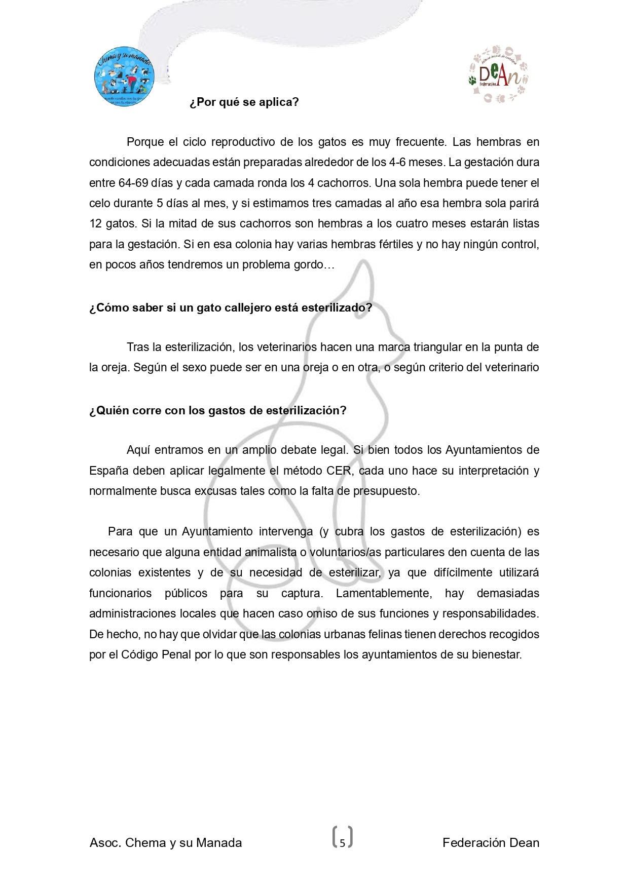 GUÍA PARA CUIDADORES DE COLONIAS FELINAS