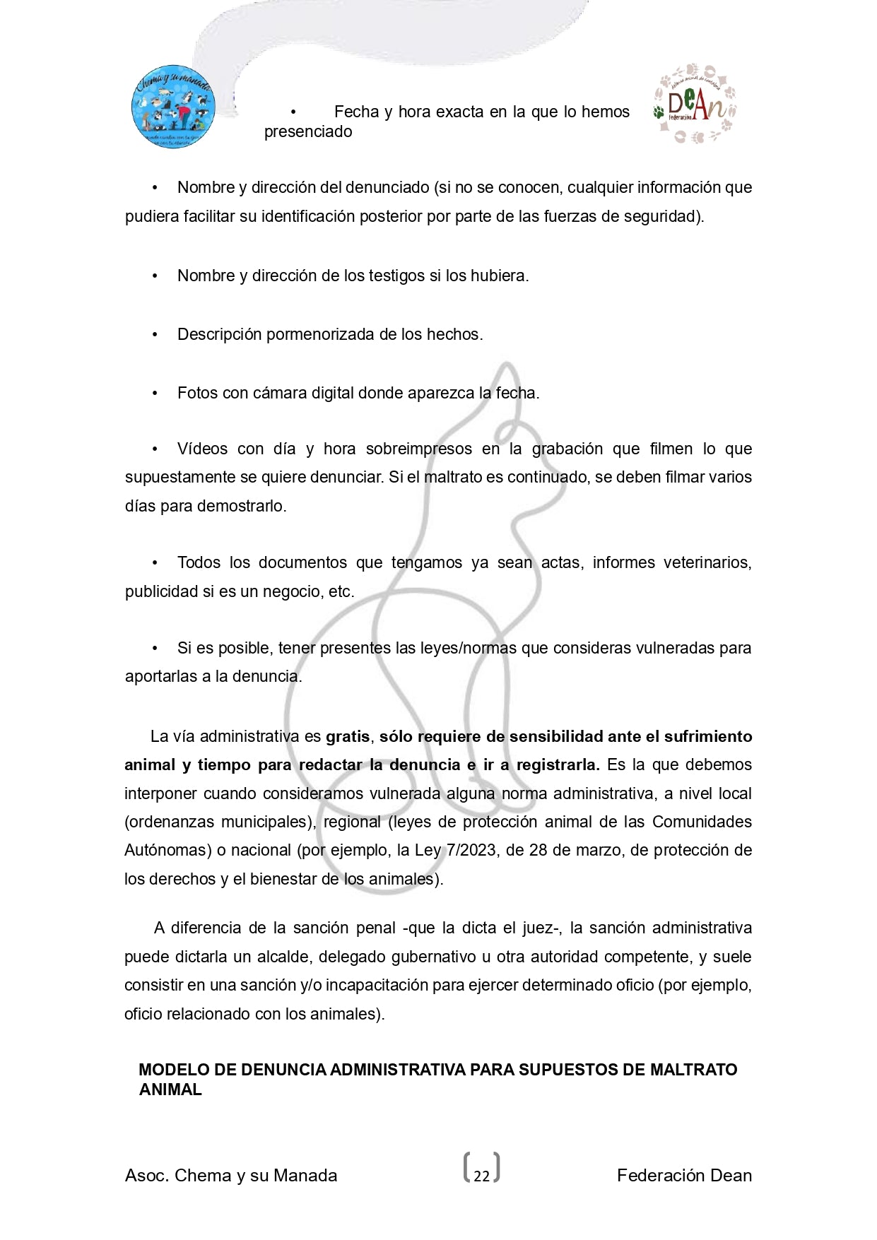 GUÍA PARA CUIDADORES DE COLONIAS FELINAS