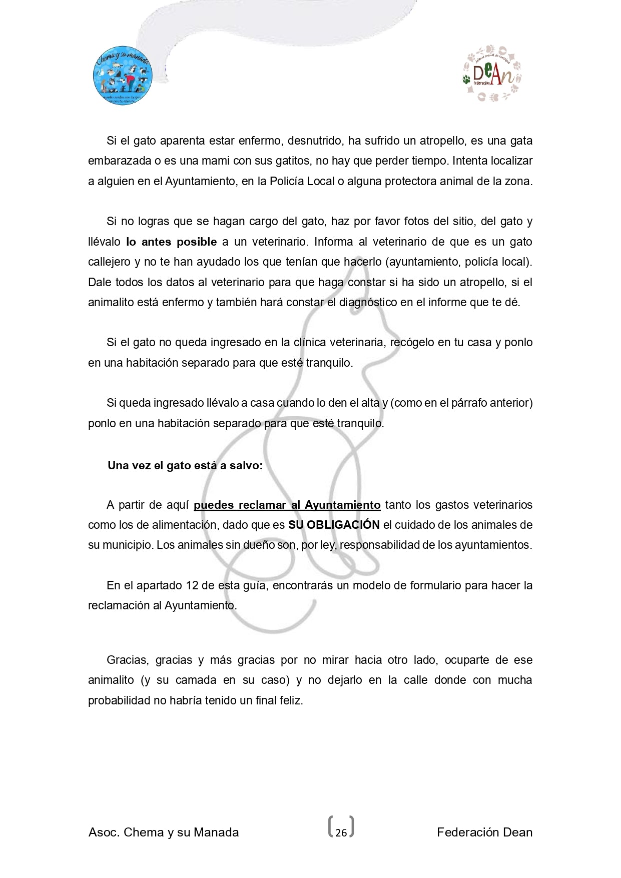 GUÍA PARA CUIDADORES DE COLONIAS FELINAS