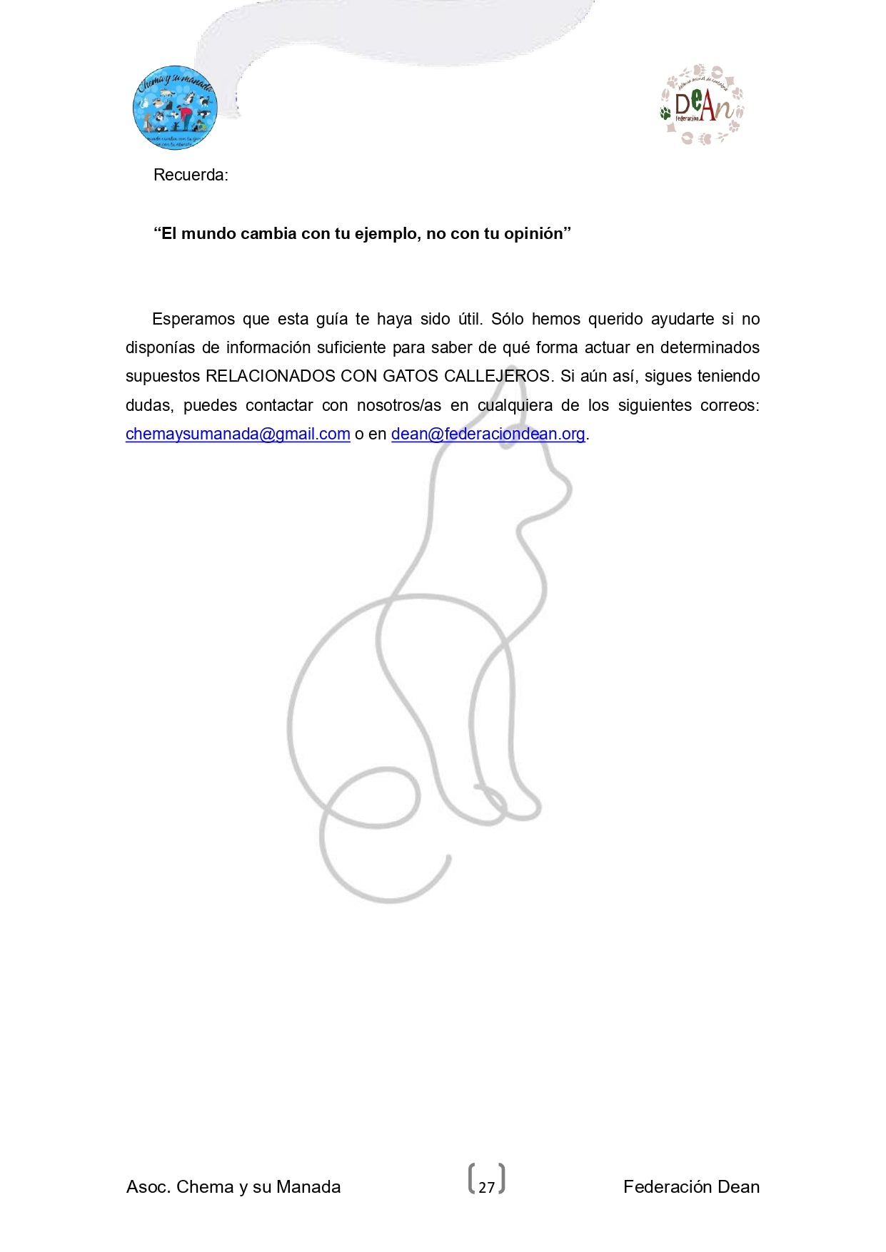 GUÍA PARA CUIDADORES DE COLONIAS FELINAS