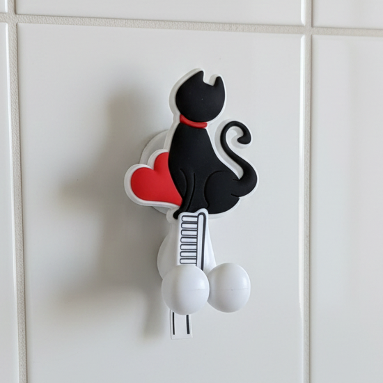 Soporte para cepillos Gatito Love
