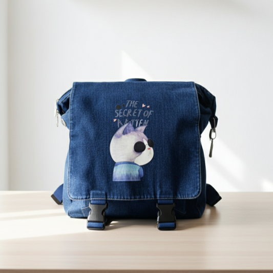 Mochila Vaquera gato misterioso