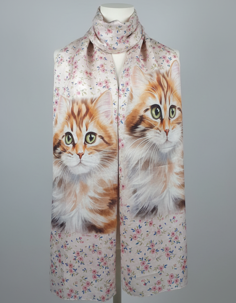 Foulard de Seda “Mirada Felina”