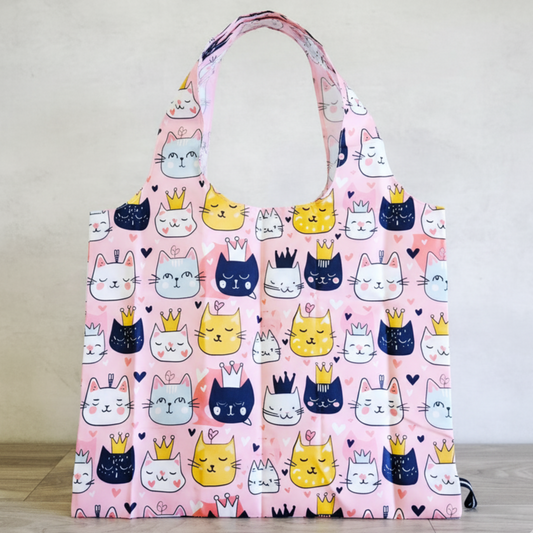 Bolsa de la Compra Reutilizable Gatitos Princesa