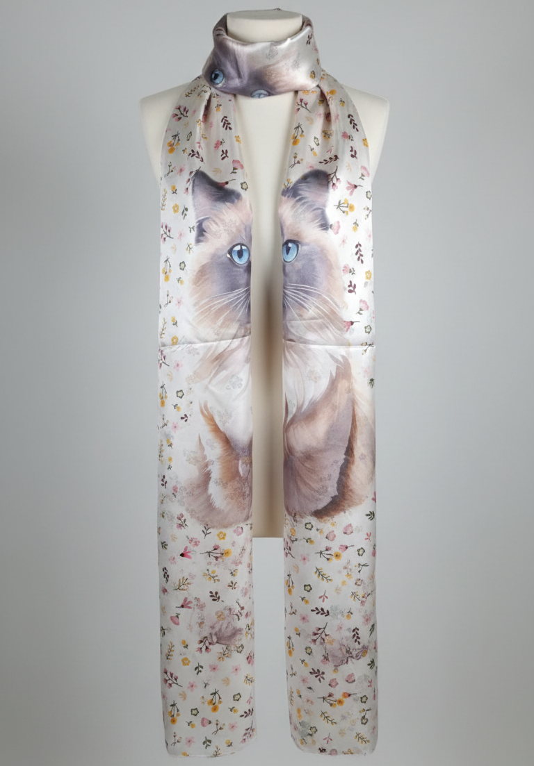 Foulard de Seda “Mirada Felina”
