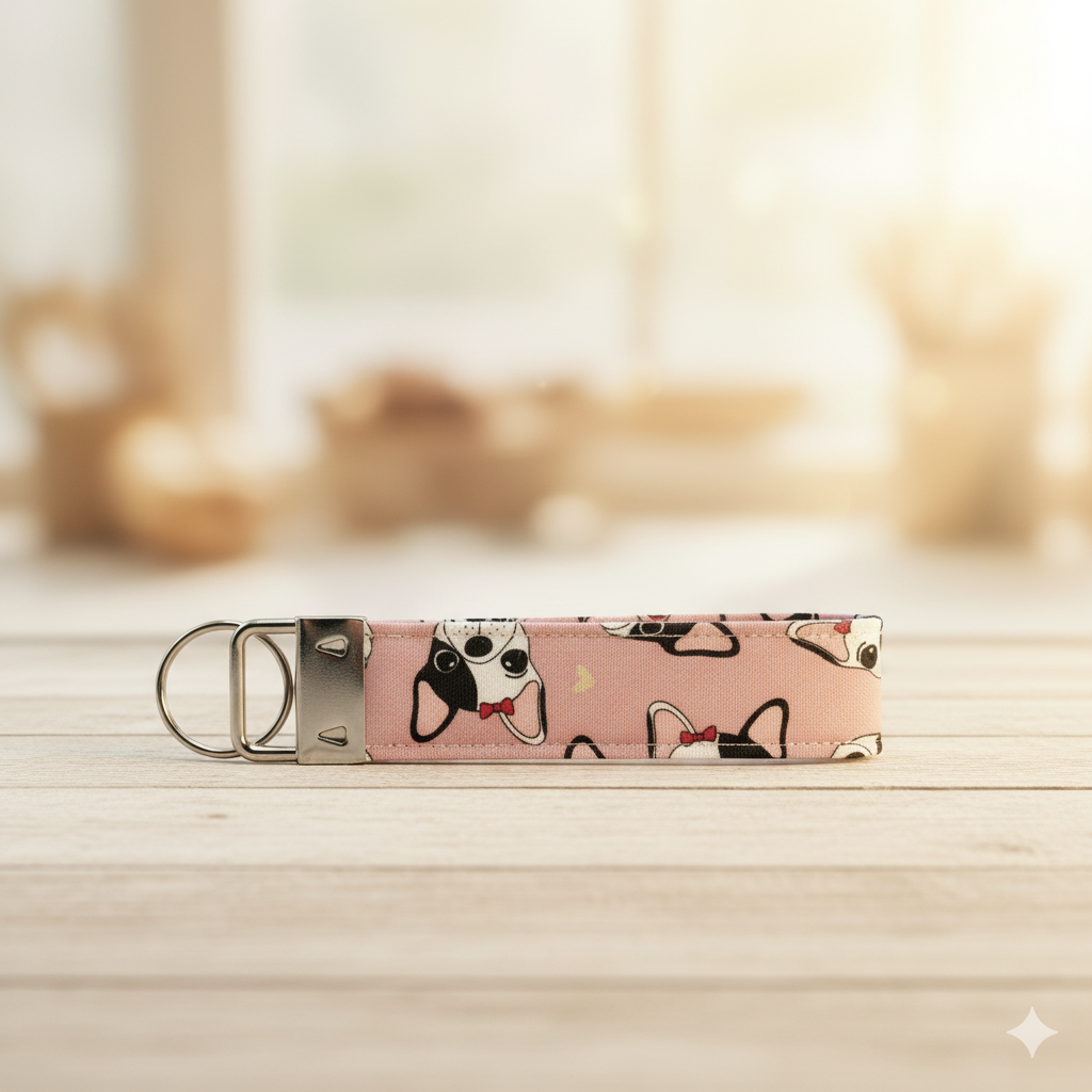 Llavero de Tela con Diseños Divertidos – 4 Variantes