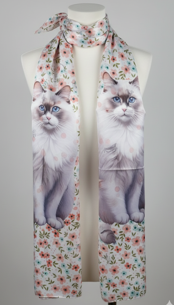 Foulard de Seda “Mirada Felina”