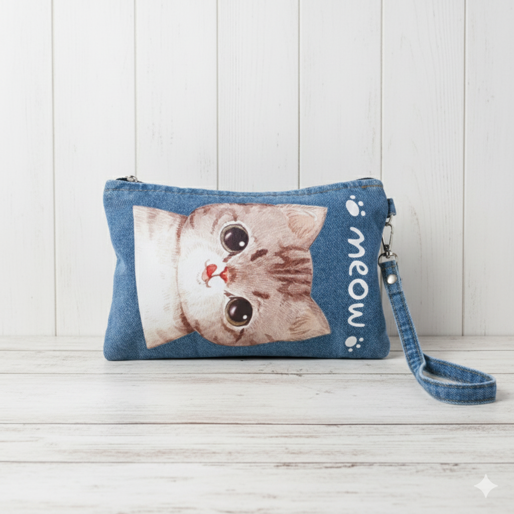 Bolso–Neceser Vaquero gatito