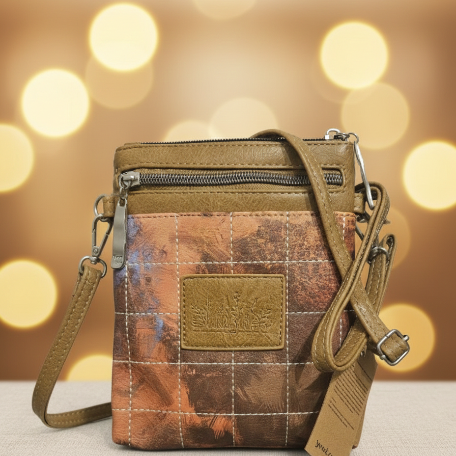 Bolso Bandolera Gatuno “Sweet Candy” (XH-09#). kaki