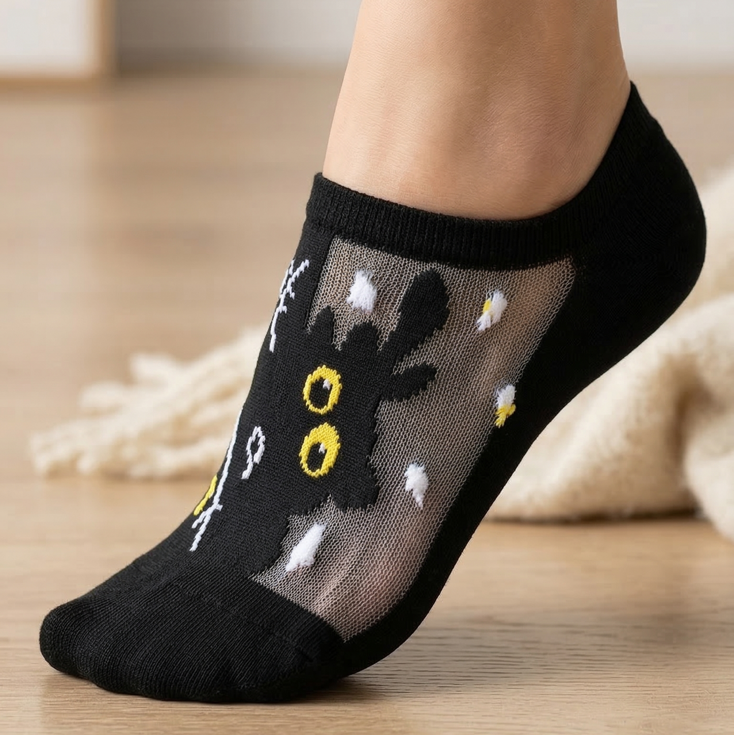 Pack 3 calcetines invisibles gatos