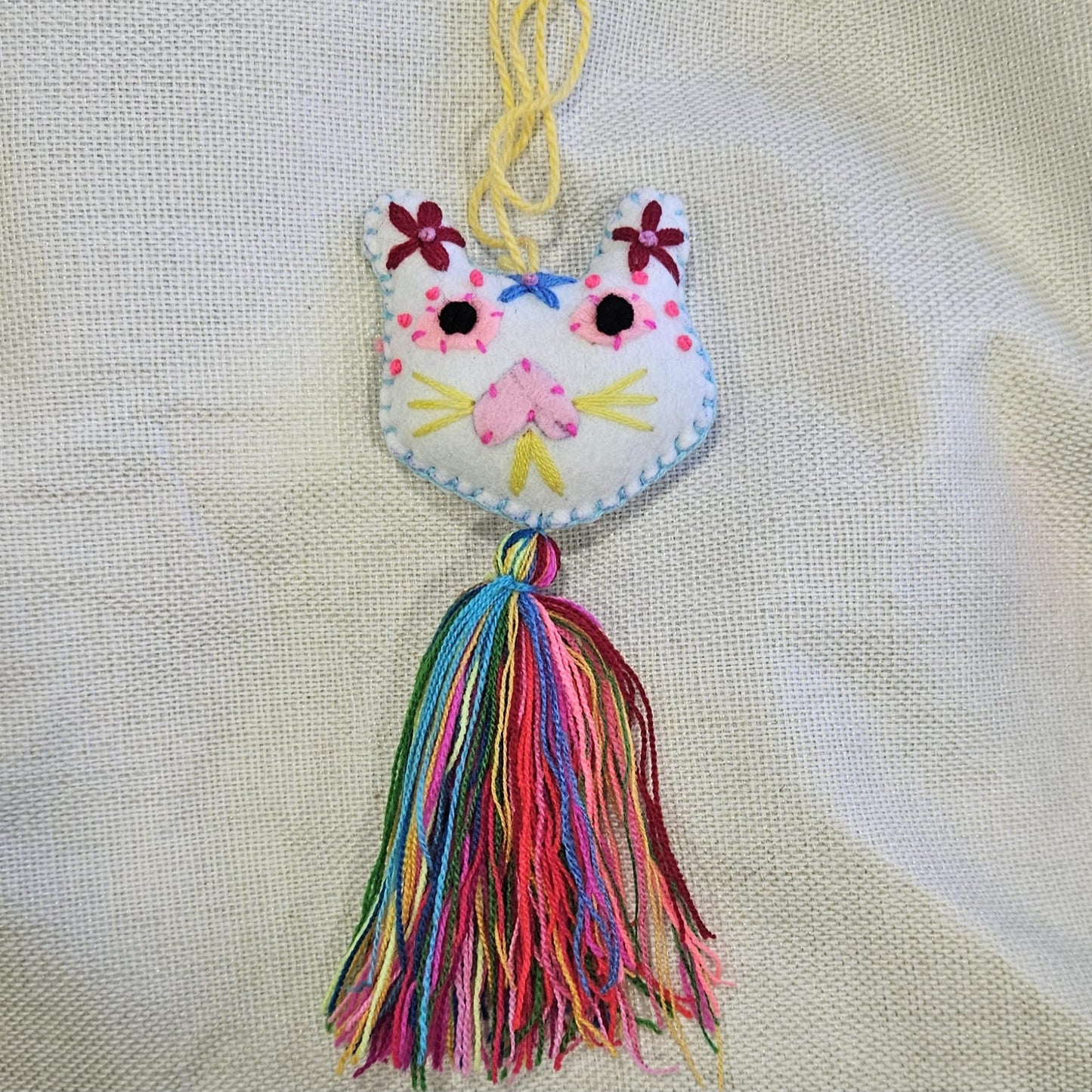Colgante de gatito mexicano de la suerte