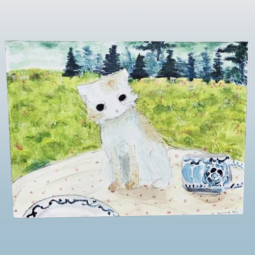 Lienzo de acrílico donado por artista cántabro