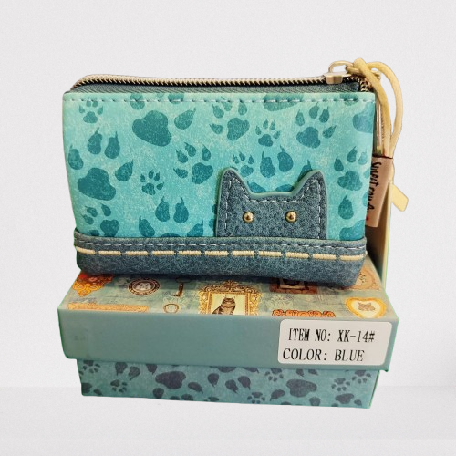 Monedero Sweet Candy Edición con ilustraciones exclusivas, color azul (14#)