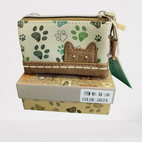 Monedero Sweet Candy Edición con ilustraciones exclusivas, color verde (14#)