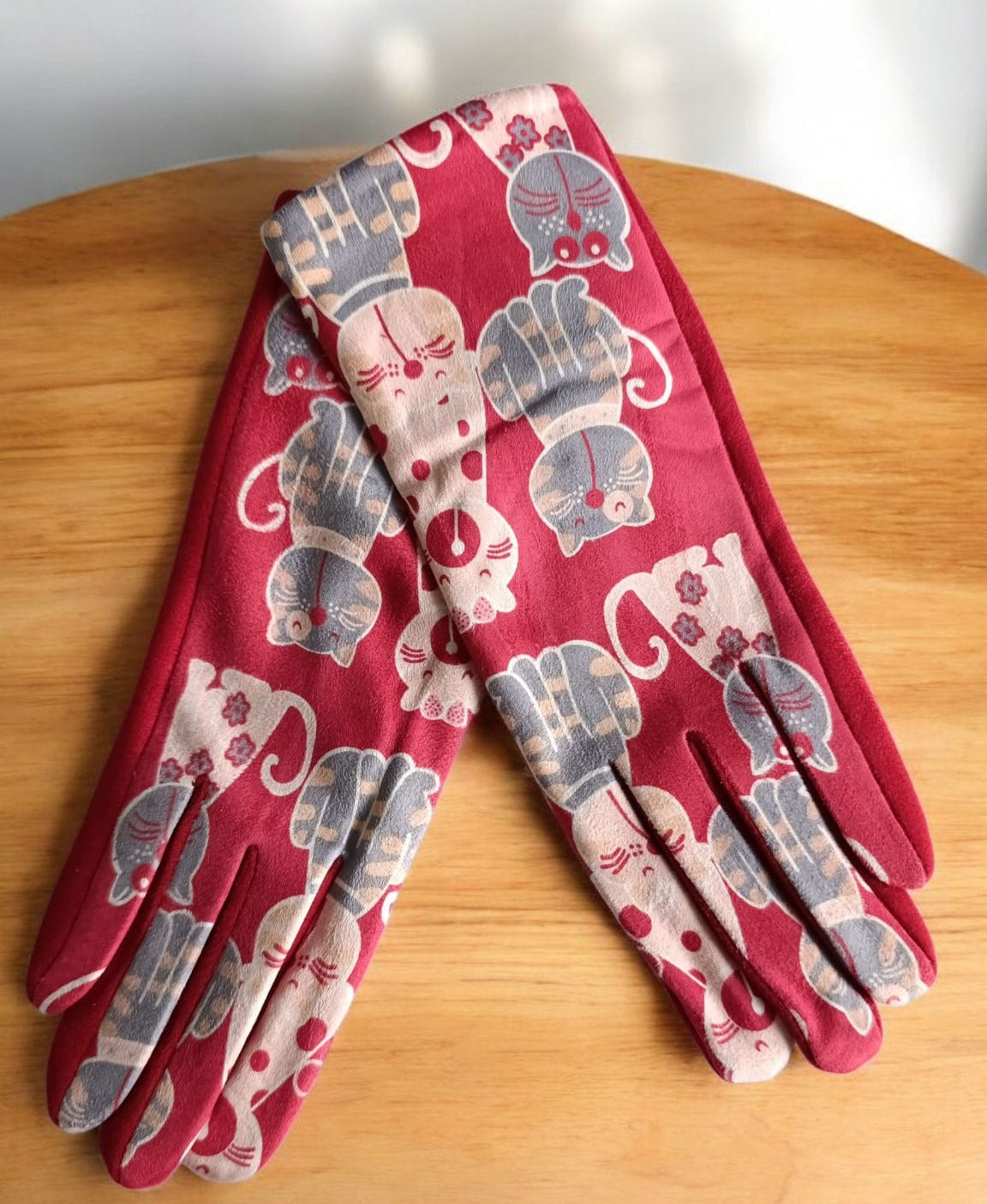 Guantes Gatitos – Rojo