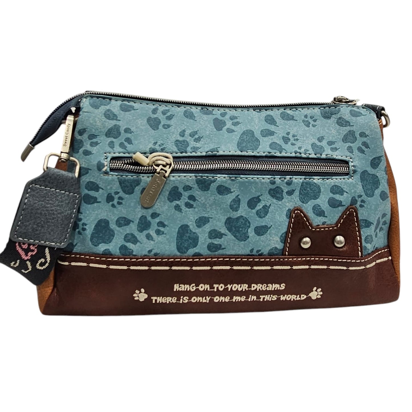 Bolso Sweet Candy Edición con ilustraciones exclusivas, color azul (05#)