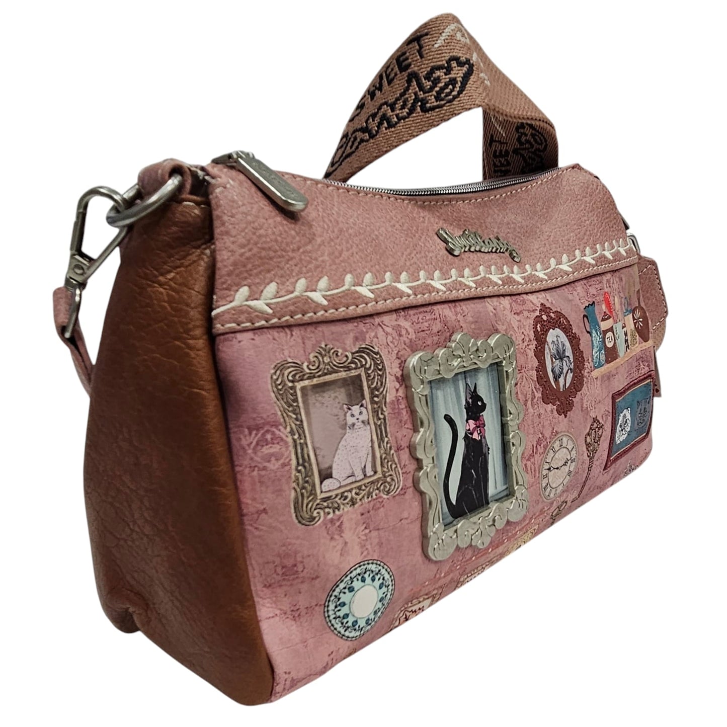Bolso Sweet Candy Edición con ilustraciones exclusivas, color rosa (05#)