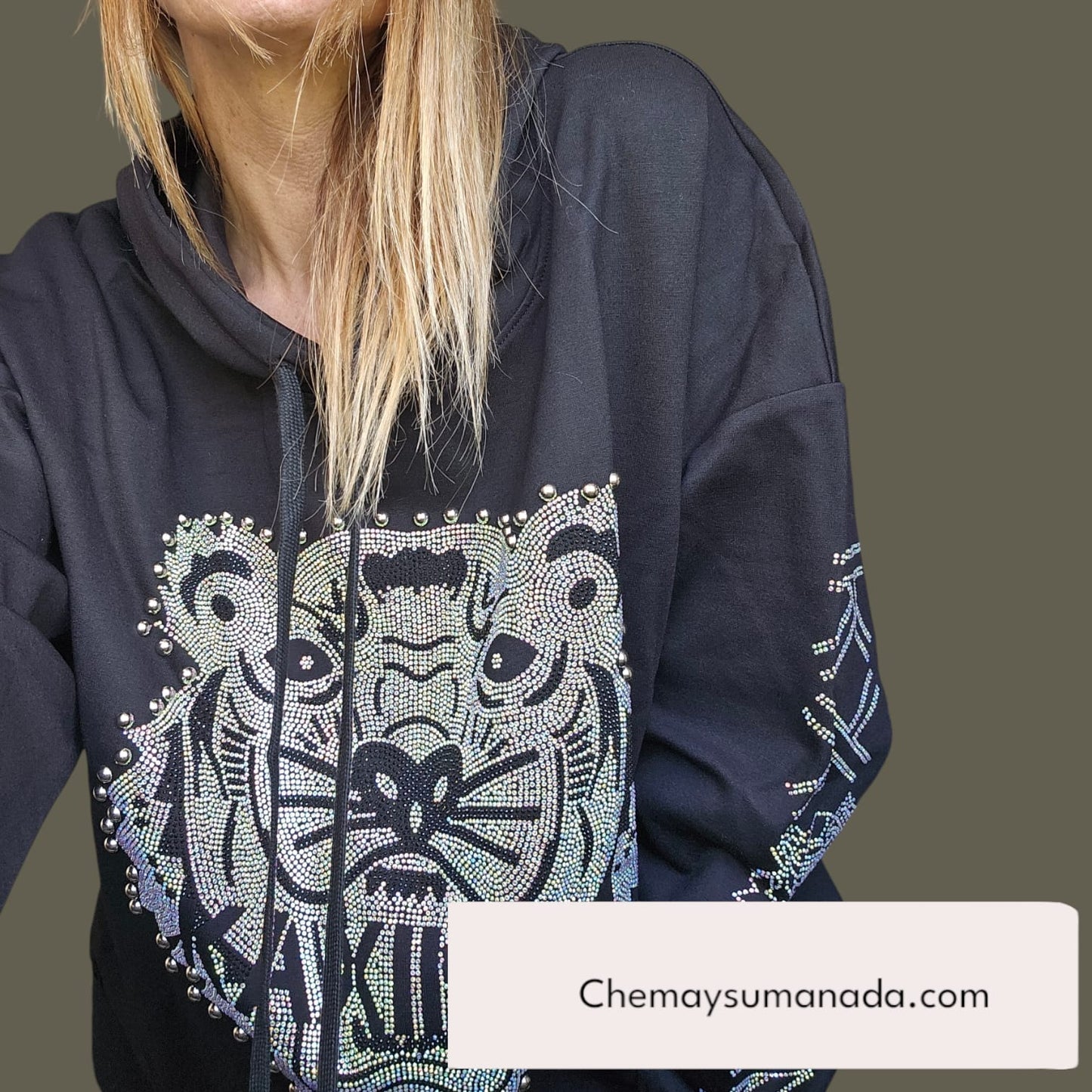 Sudadera Tiger Black