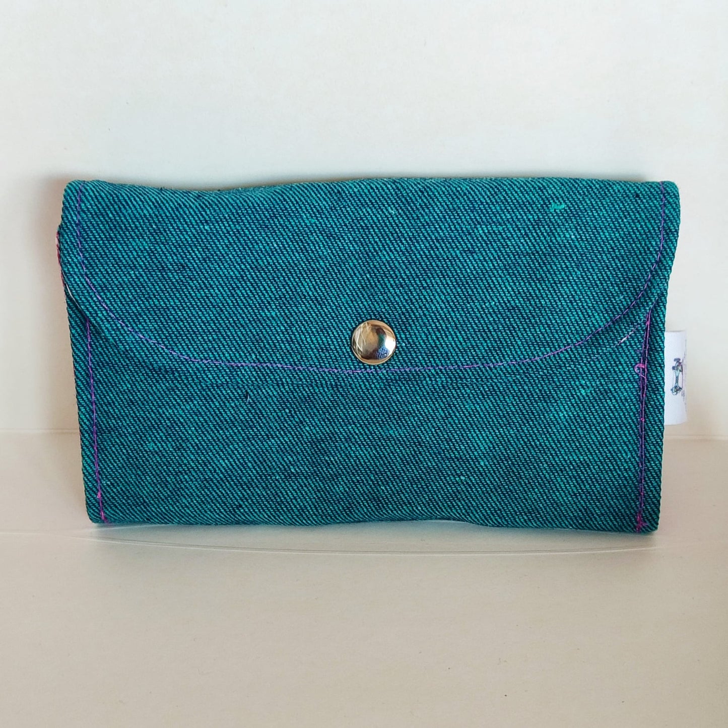 Cartera Bosque Encantado en color verde hecha a mano