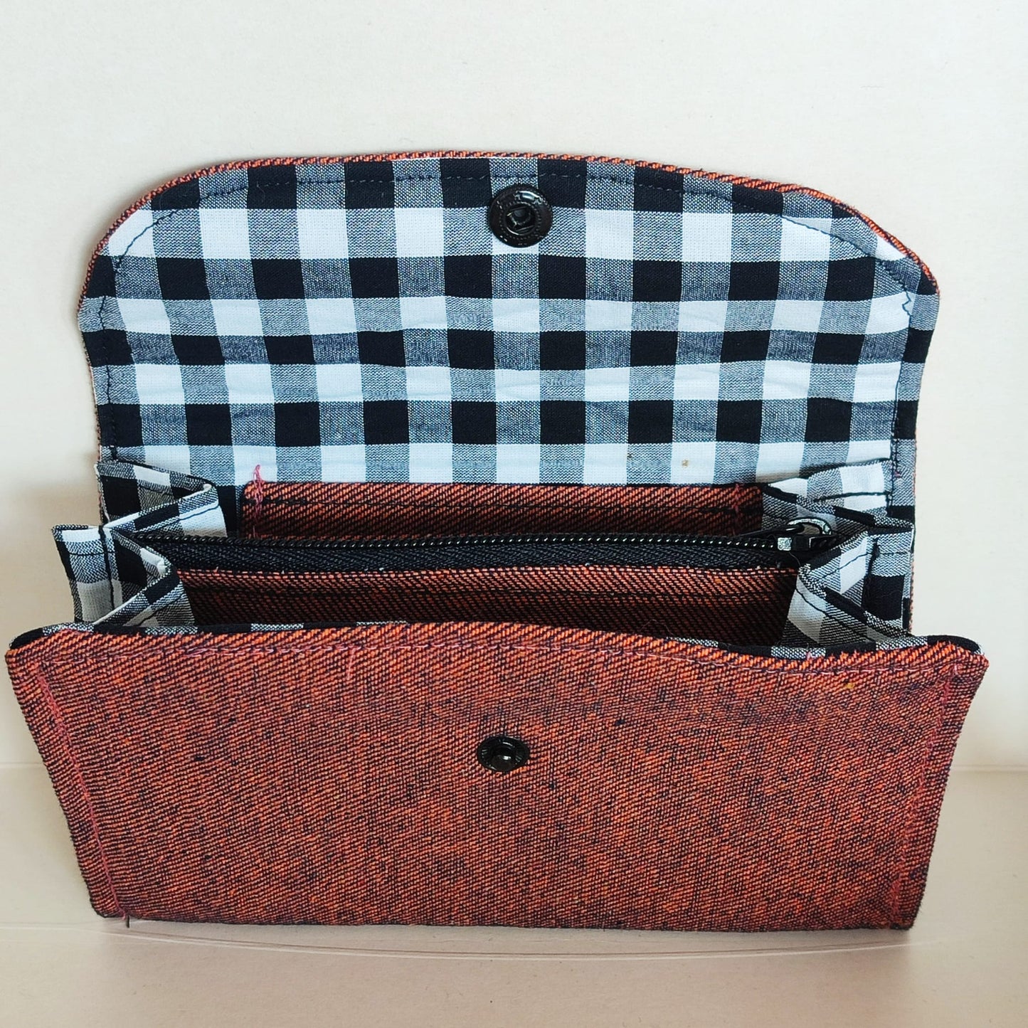 Cartera Cartera Cuadro & Fuego hecha a mano