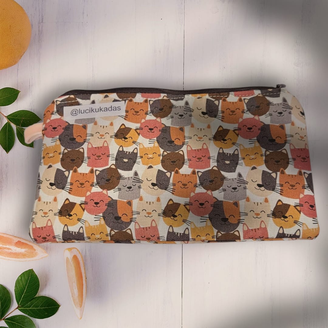 Monedero de tela Gatitos Multicolor (@lucikukadas)