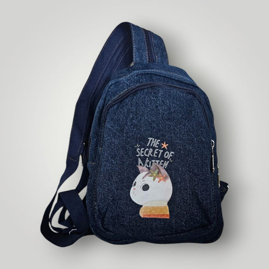 Mochila bandolera Vaquera Mini Gatos con Estilo 5