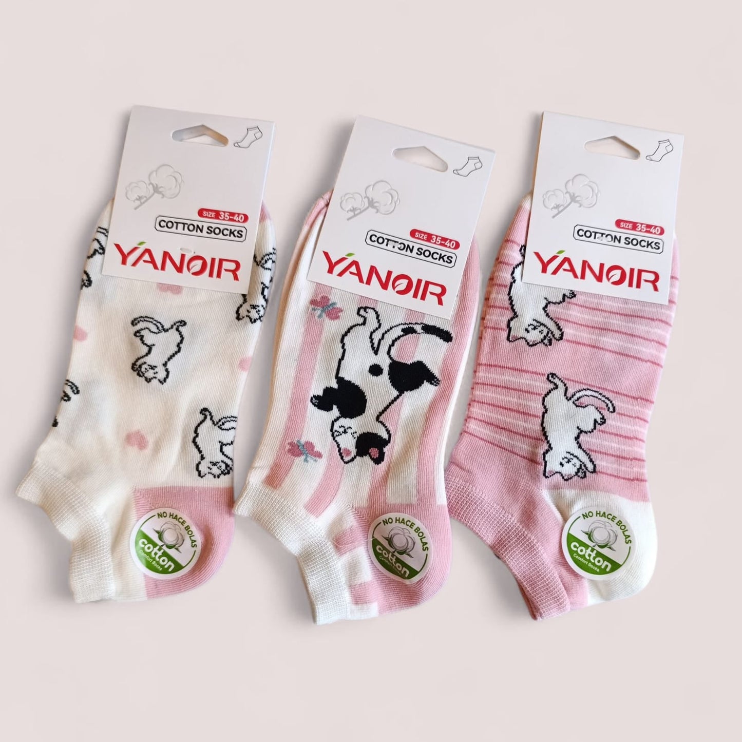 Calcetines “Gatitos Minimal” – Pack 3 pares