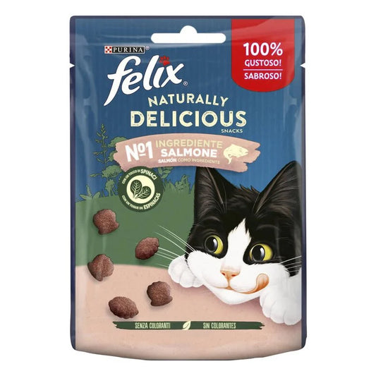 PURINA Felix Naturally Delicious Bocaditos Salmón 50g