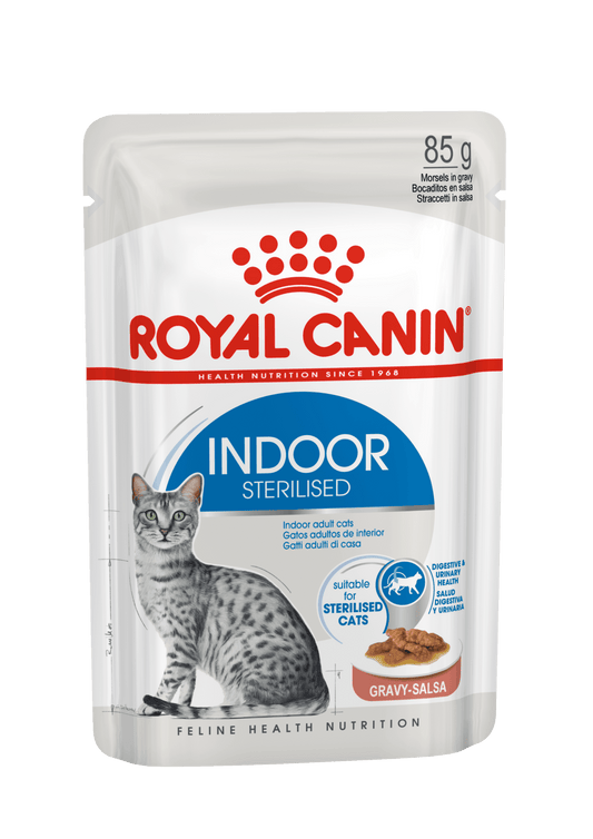 Royal Canin Indoor Sterilised 85 gr (Sobre salsa)